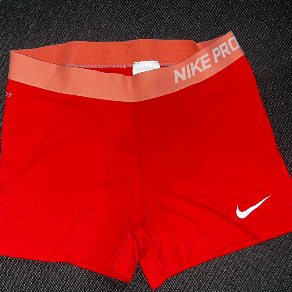 Nike Red Athletic Shorts